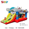 amusement carousel inflatable bouncer and slide for kid bouncy horse