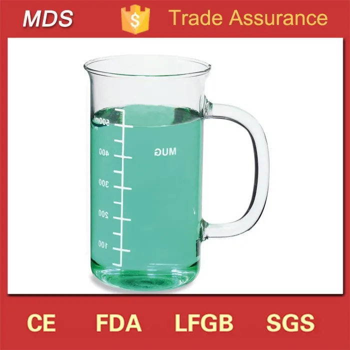 Hand Made 600ml Graduated Chemistry Glass Beaker Mug Buy Chemistry