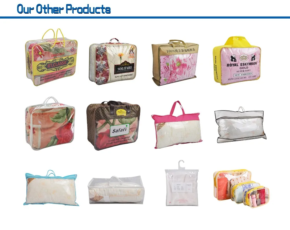 Pvc /pe Storage Bag Transparent Plastic Packaging