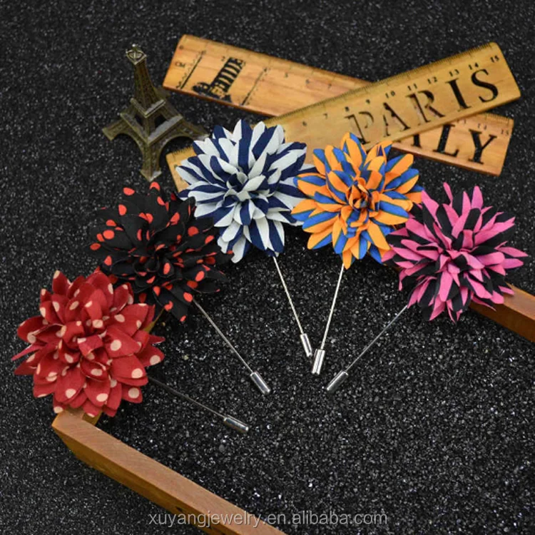Fashion Latest Flower Brooch Pin Design,Lapel Pins Flower (hp-057 ...