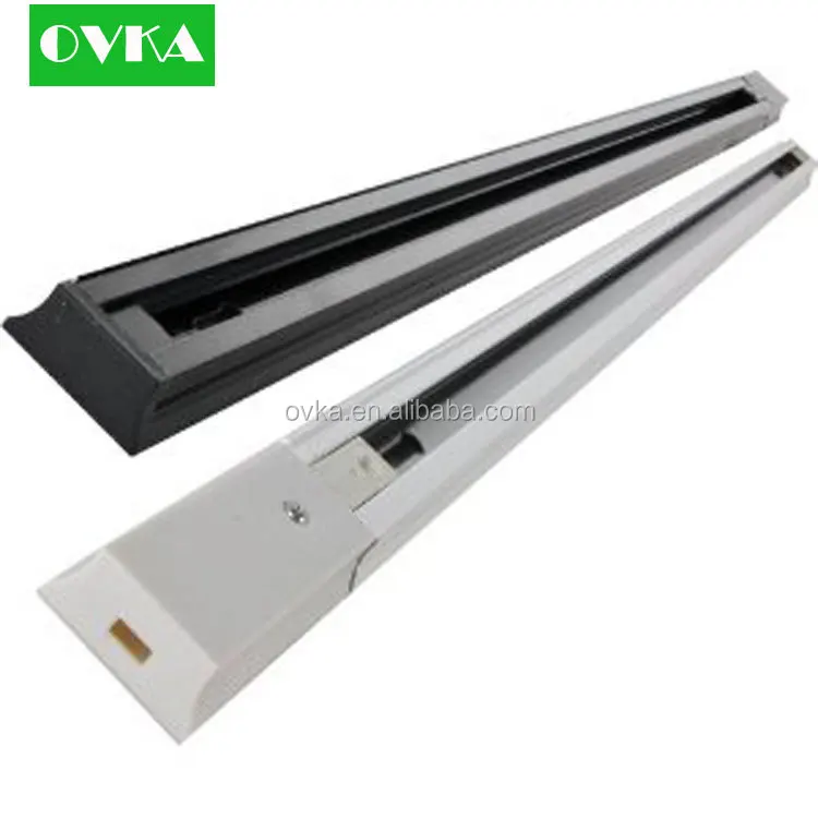 Verlichting Track Systeem Accessoires 1 Meter 2 Draden Aluminium ... Verlichting Track Systeem Accessoires 1 Meter 2 Draden Aluminium ...