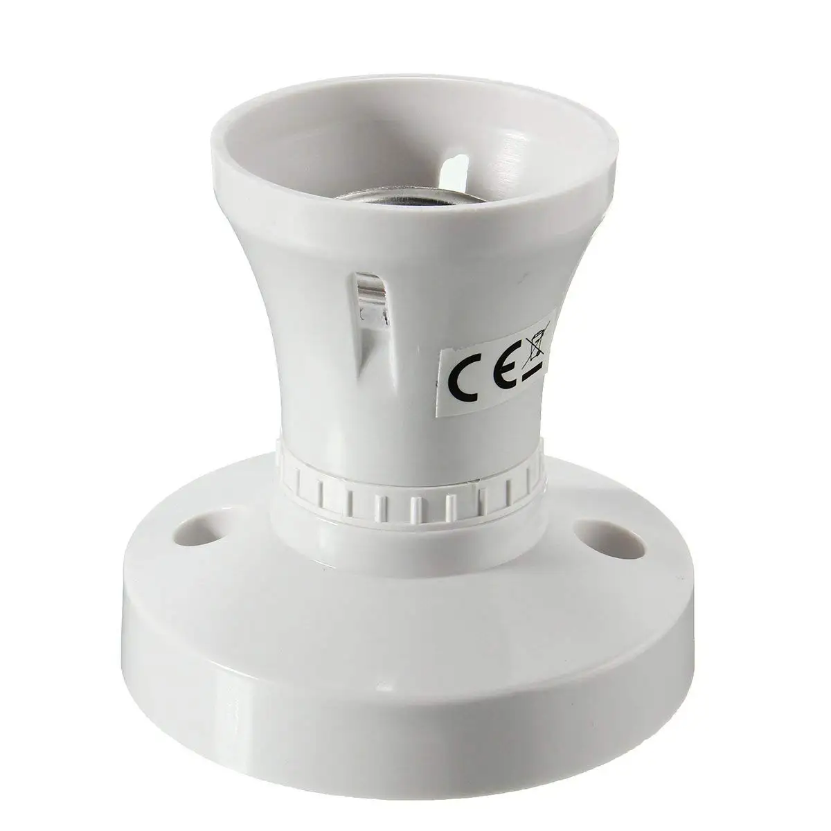 Wincom Dishman LIGHTING ACCESSORIES E27 Plastic Cap Socket Light Bulb Lamp Holder Base Fitting Adapter AC110-250V