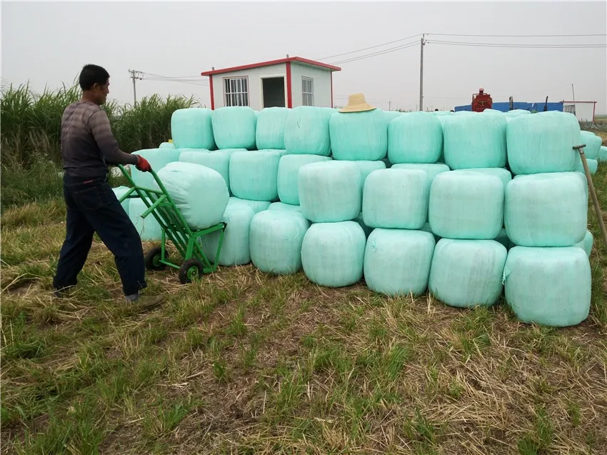 Durable Green Silage Wrap Film For Agriculture Hay Bale Wrap - Buy Hay