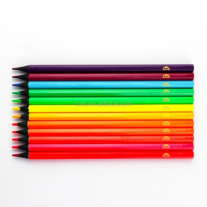 Неоновые карандаши. Неоновые цветные карандаши. Неоновые цвета карандашей. Яркие Неоновые карандаши.