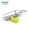 CE Industrial Ear Plug Safety Earplug Holder Keychain