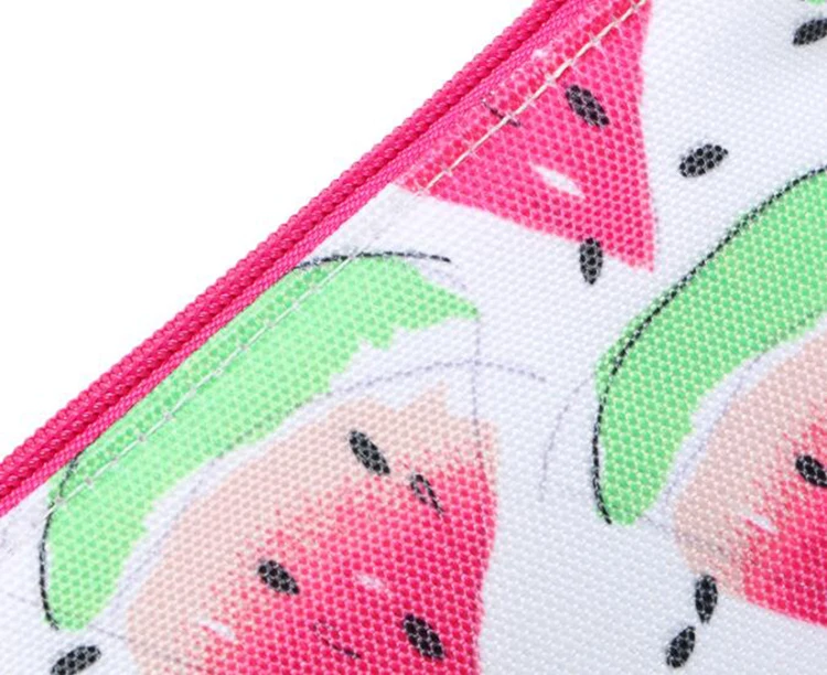 Watermelon Printed Pouch Bag Canvas Mini Polyester Waterproof Coin Bag.jpg