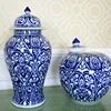 Best Price wholesale Chinese antique home goods decorative ceramic blue and white porcelain ginger jars