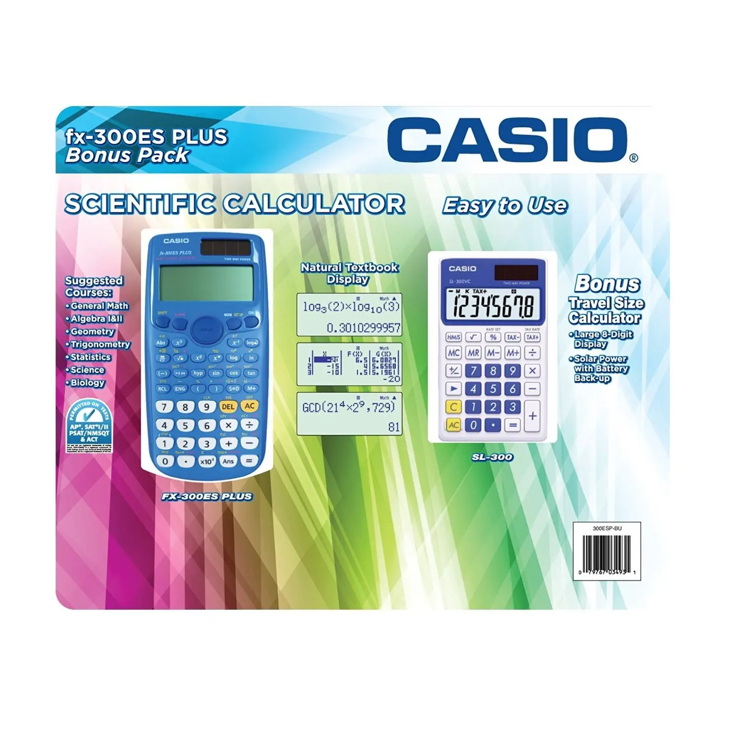 casio fx300es plus scientific calculator