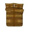 Pretty Gold Sequin effect 3d bedding set