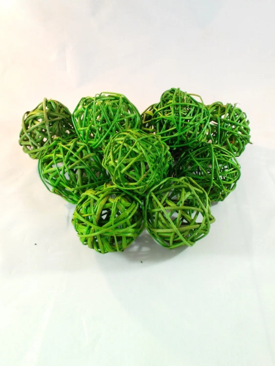 Buy 2 Packages Olivia Handmade Decorative Spheres Of 6 Lime