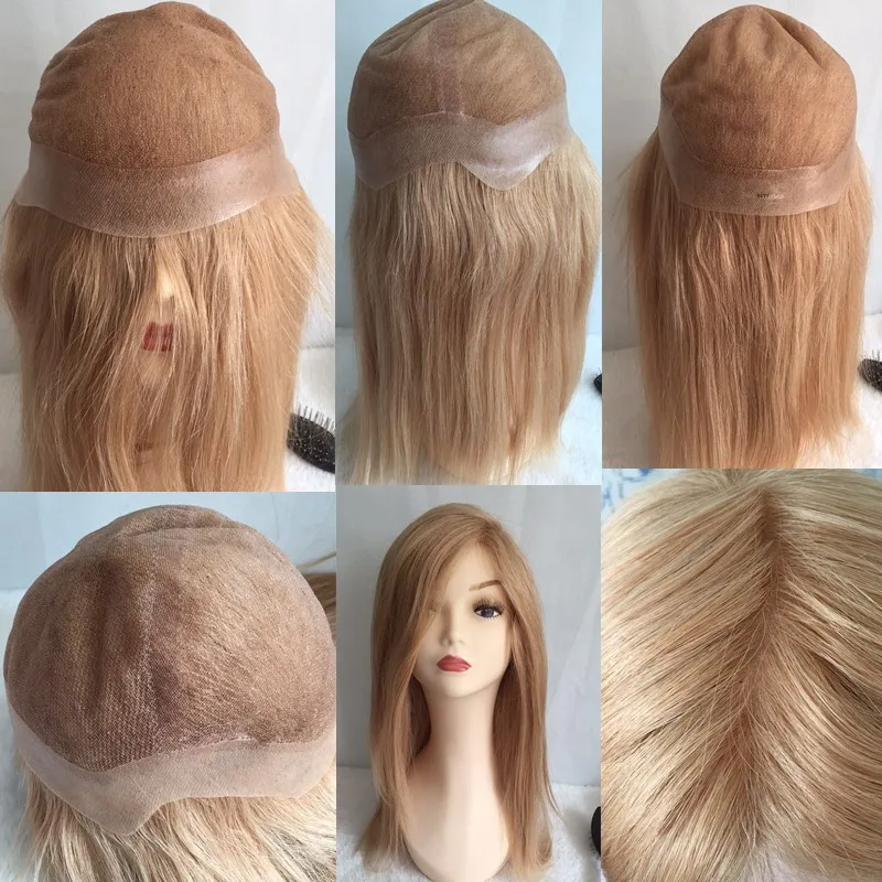 Softextile Full Thin Skin Cap Human Hair Lace Wigs - Buy Softextile ...