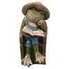 poly resin frog for garden decoration