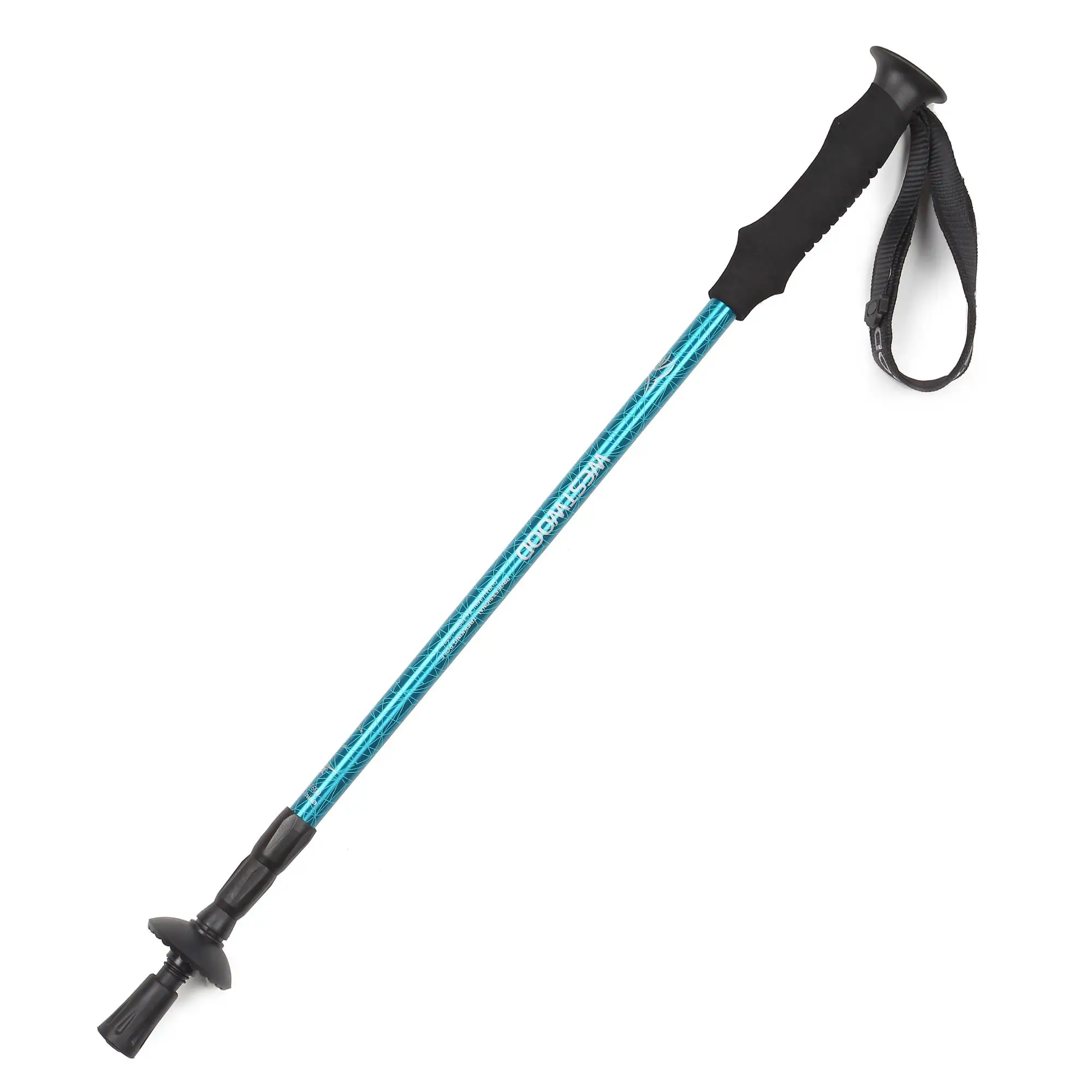 Expandable Hiking Stick Twist Lock Canes 3 Sections Folding Walking