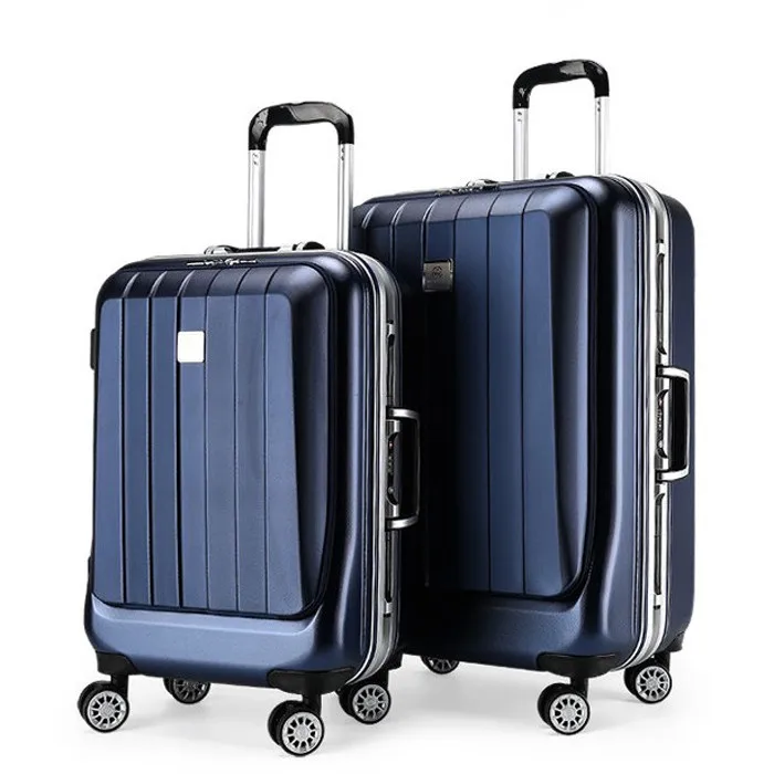 Aluminum Trolley Suitcase With Laptop Compartment,Urtralight Fashion ...