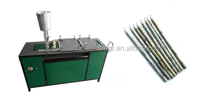 Low Price Complete School Recycled Newspaper Pencil Rod Making ...