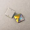 High quality sew on crystal square glass rhinestones crystal ab stone beads for shoes dress garment etc