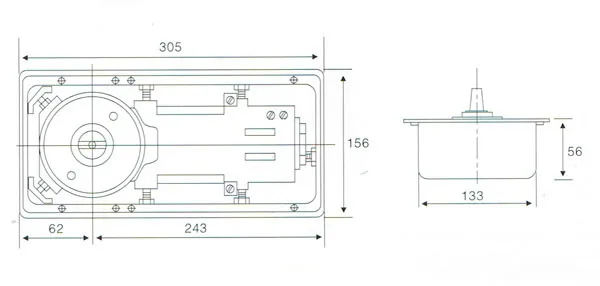 self closing swing gate