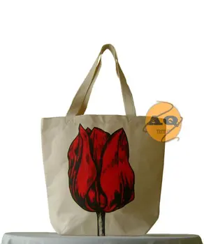 red designer tote bag