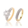 13728 Xuping jewelry Couple Zircon Ring High Quality Factory Ring Low MOQ Ring in US size 7 8 9