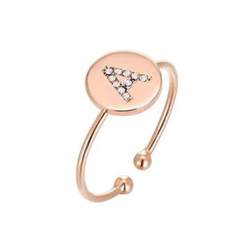 Custom Design Wholesale Letter A Rings Jewelry Women - Buy Rings ...