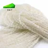 Wholesale natural gemstone oval white crystal beads in strings