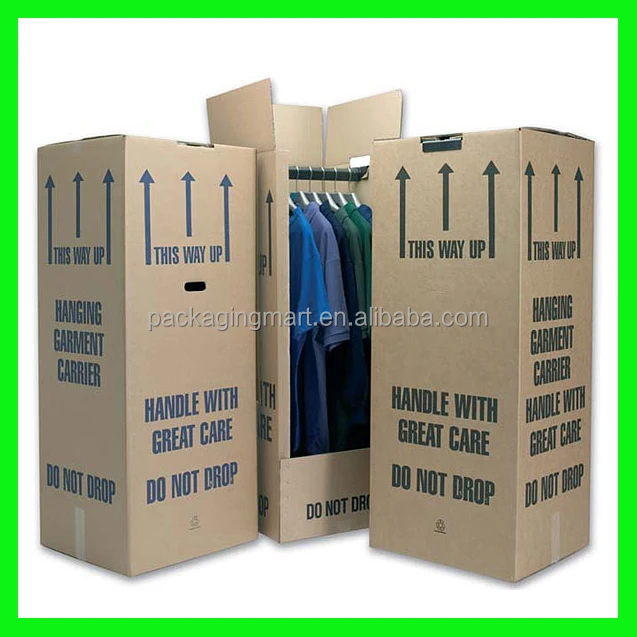 N985 Bedroom Corrugated Cardboard Clothes Box,Small Decorative Wardrobe