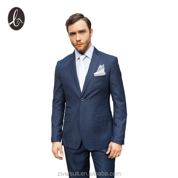 Order Italian new style custom notch lapel royal blue suit