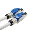 Full shielded component level Cat6A field termination plug
