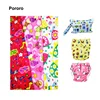 Customized waterproof 100% polyester printed pul fabric for diapers