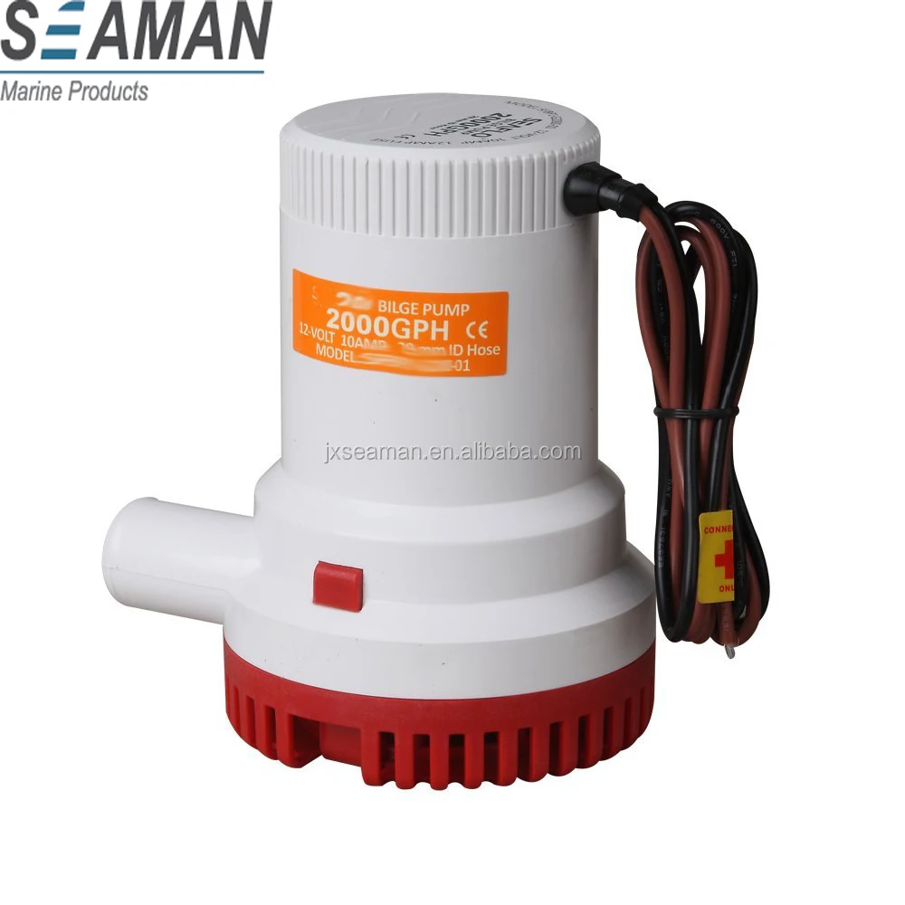 2000 GPH 12v Boat Marine Submersible Plumbing Electric Bilge Pumps