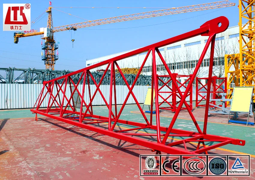 6t topless tower crane 55m jib length with CE certificate