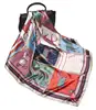 35" Silk Like Scarf Women's Fashion Pattern Large Square Satin Headscarf hair wrap