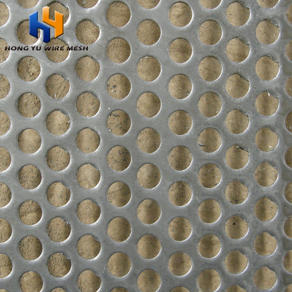 Stainless Steel 1mm Hole Galvanized Perforated Mesh Stamped Metal Panel