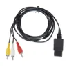 2pcs/lot New 180cm 6FT AV TV RCA Video Cord Cable For Game cube/for SNES GameCube/for Nintendo for N64 64
