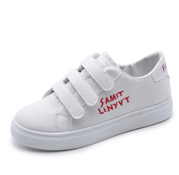 canvas white school shoes