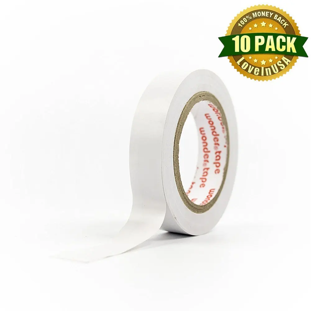 10 Pack White Electrical Insulation Tape
