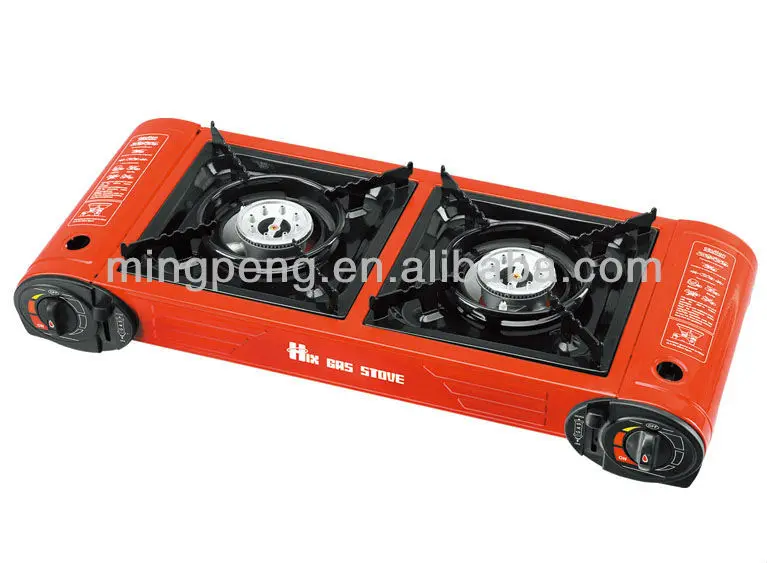 Ce Standard Double Burners Butane Stove Outdoor (model No Bdz268s
