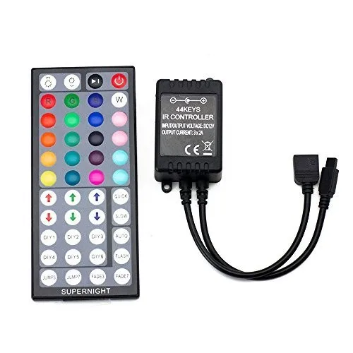 Whole Sale 44 KEY Mini IR Remote Double Line Controller For RGB LED Strip