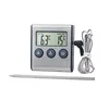 Alarm Function Bbq Digital Probe Thermometer With Timer For Oven Grill