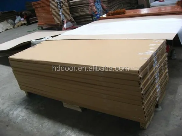 Simple design white colour door with glass