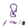 Factory Directly multi purpose key holders anti-lost titanium mini carabiner keychain for sale