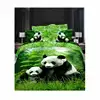 top quality 100% polyester patchwork fabric 3d bed sheet bedding set