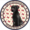 Keep Comfortable Dog Mat Cute Round Pet Cushion Dog Bed