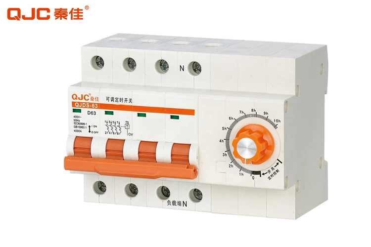 Qjc Manufacturer Sales Qjds 63 D Type 4p 63a 400v Adjustable Time Switch Time Delay Switch Circuit Breaker Timer Buy Circuit Breaker Timer Adjustable Time Switch 4p 63a 400v Adjustable Time Switch Time Delay