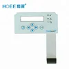 china product custom single membrane switch with led