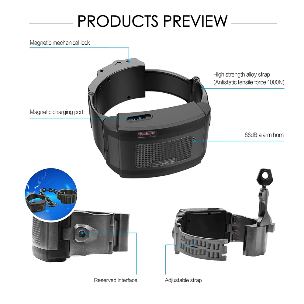 Jimi Gps Iot Ankle Monitoring Bracelets For House Arrest - Buy Jimi