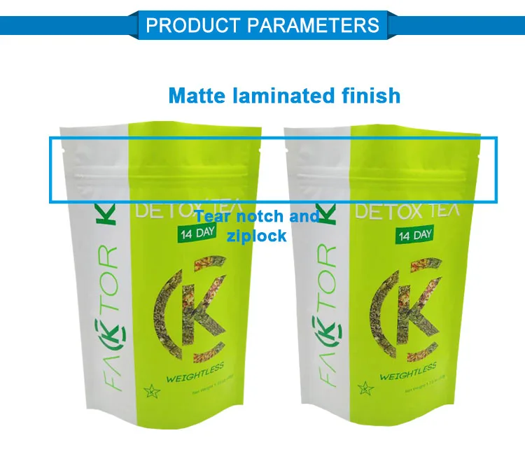 Wholesale Custom Resealable Aluminum Foil Zip Lock Printed Empty Tea