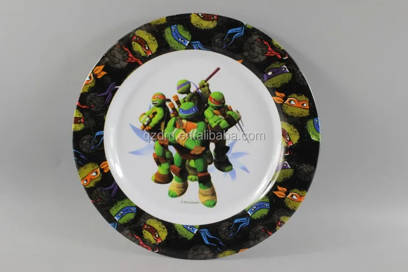 100% Melamine Fruit Plate Snacks Dishes For Kids