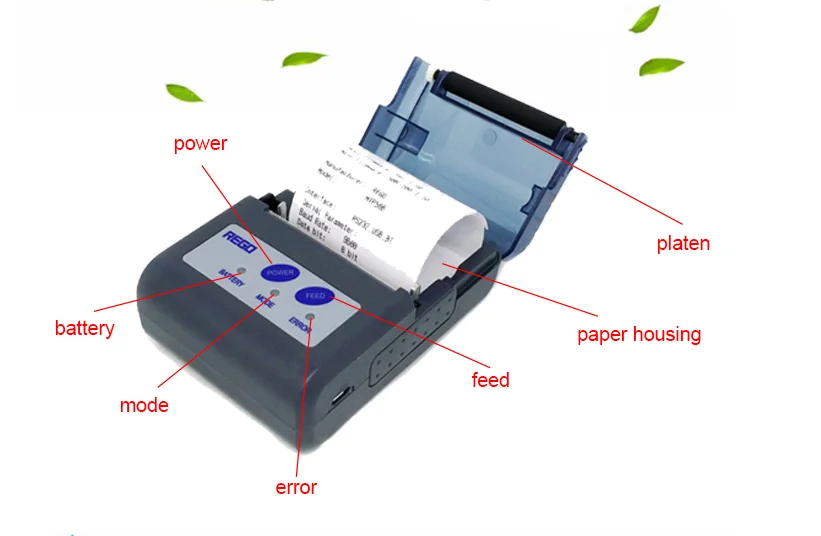 58mm Bluetooth Handheld Ticket Printer For Parking System Buy