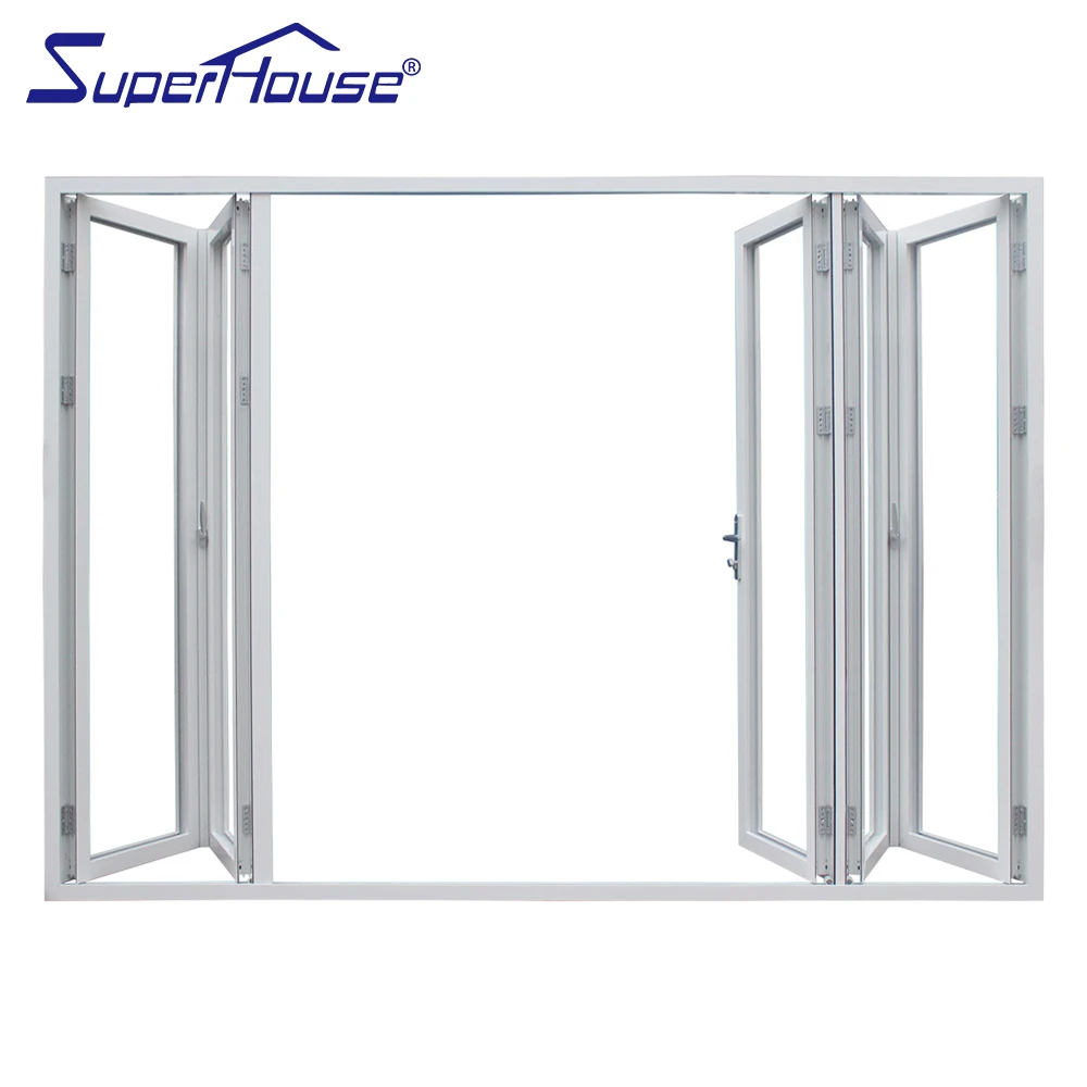 Australian standard as2047 aluminium folded door interior glass folding door interior